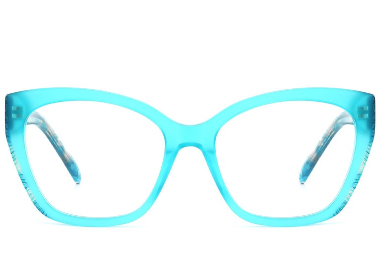 Gafas de acetato azul mariposa #BS2607-0165