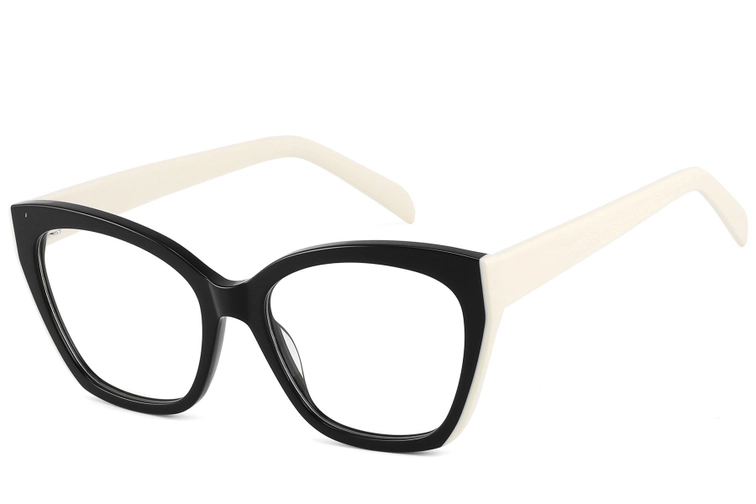 Butterfly Black Acetate Glasses #BS2607-0166