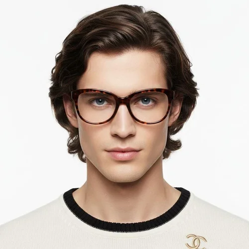Lunettes en acétate écaille de tortue papillon #BS2607-0169