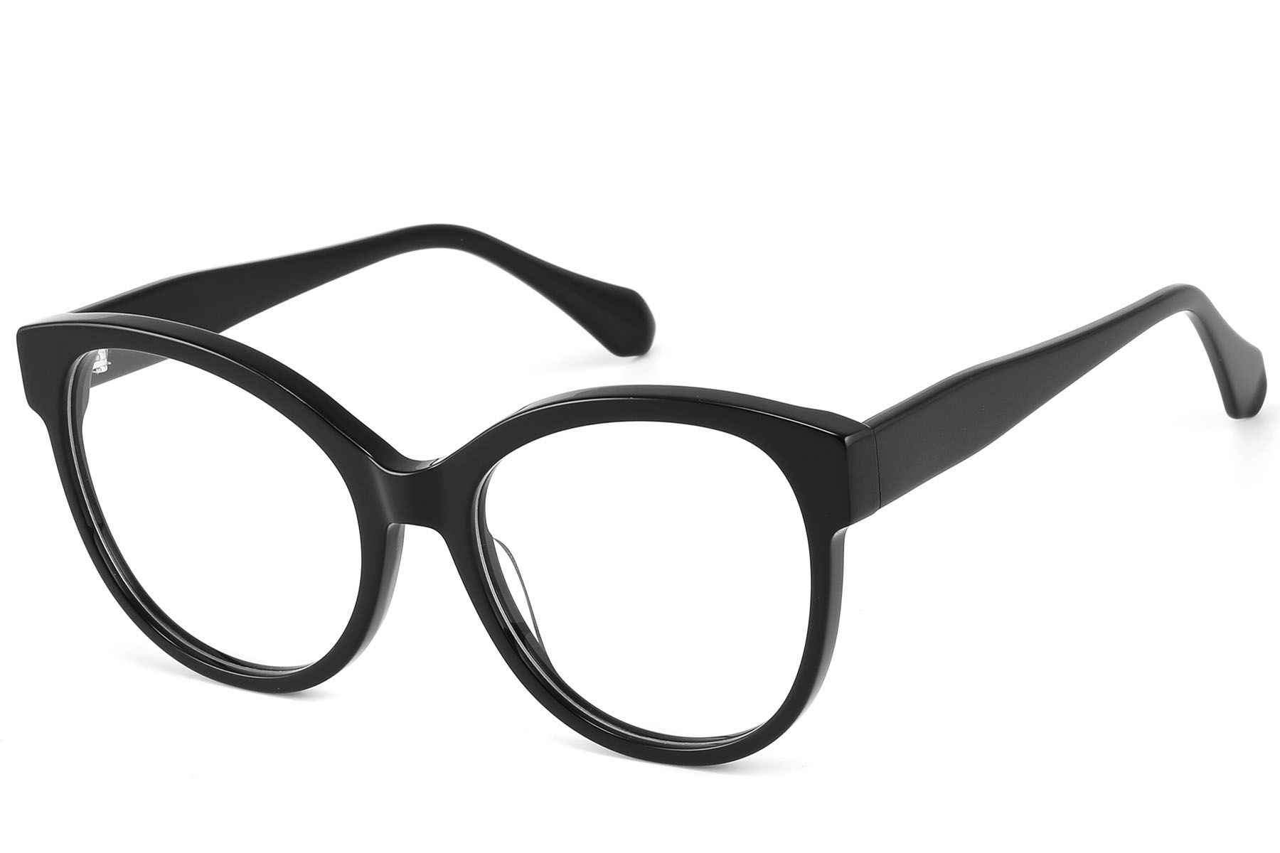 Butterfly Black Acetate Glasses #BS2607-0170
