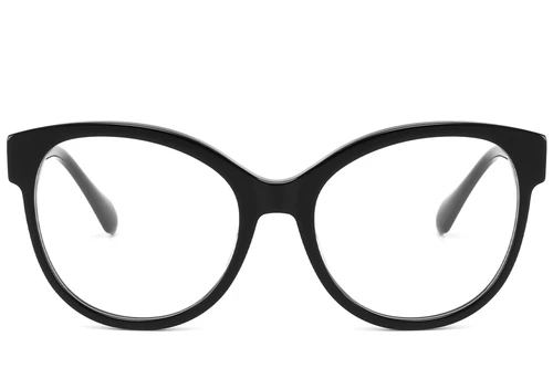 Butterfly Black Acetate Glasses #BS2607-0170