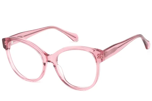 Lunettes en acétate rose papillon #BS2607-0171