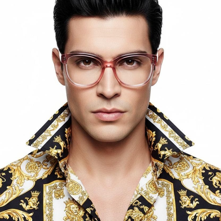 Butterfly Pink Acetate Glasses #BS2607-0171