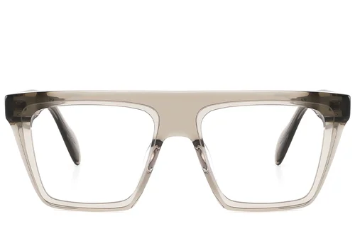 Lunettes rectangulaires en acétate gris #BS2607-0173