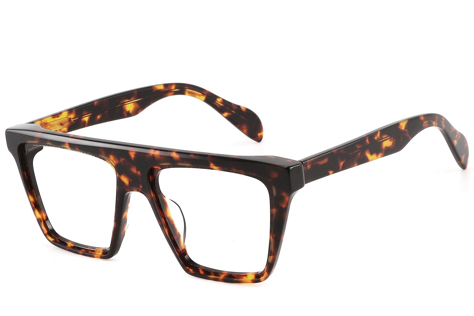Gafas rectangulares de acetato de carey n.° BS2607-0174