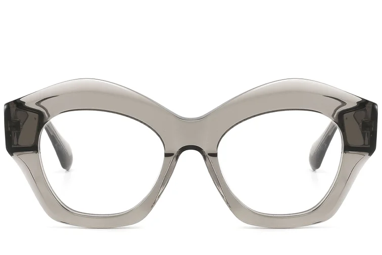 Geometrische graue Acetatbrille #BS2607-0176