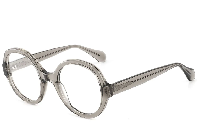 Ovale graue Acetatgläser #BS2607-0180