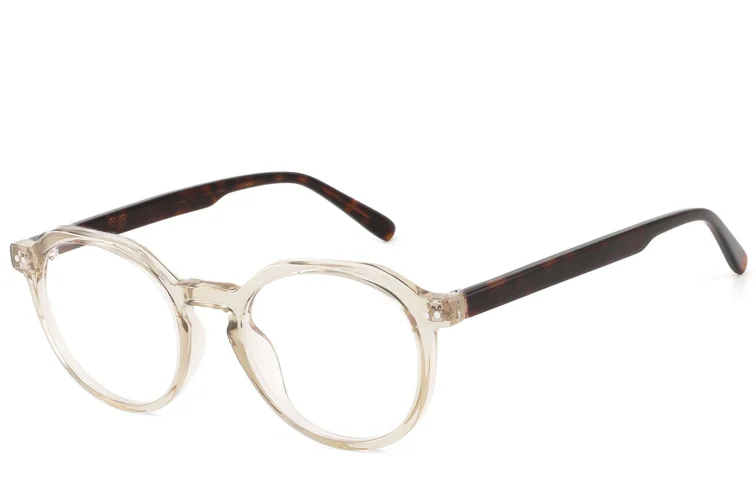 Gafas ovaladas de acetato gris #BS2607-0195