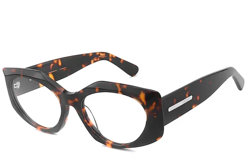 Lunettes en acétate écaille de tortue papillon #BS2607-0227
