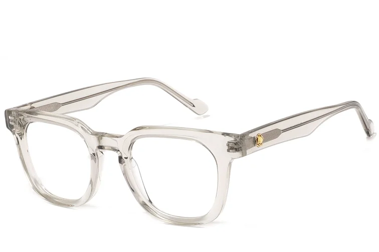 Rectangular Transparent Acetate Glasses #BS2607-0240