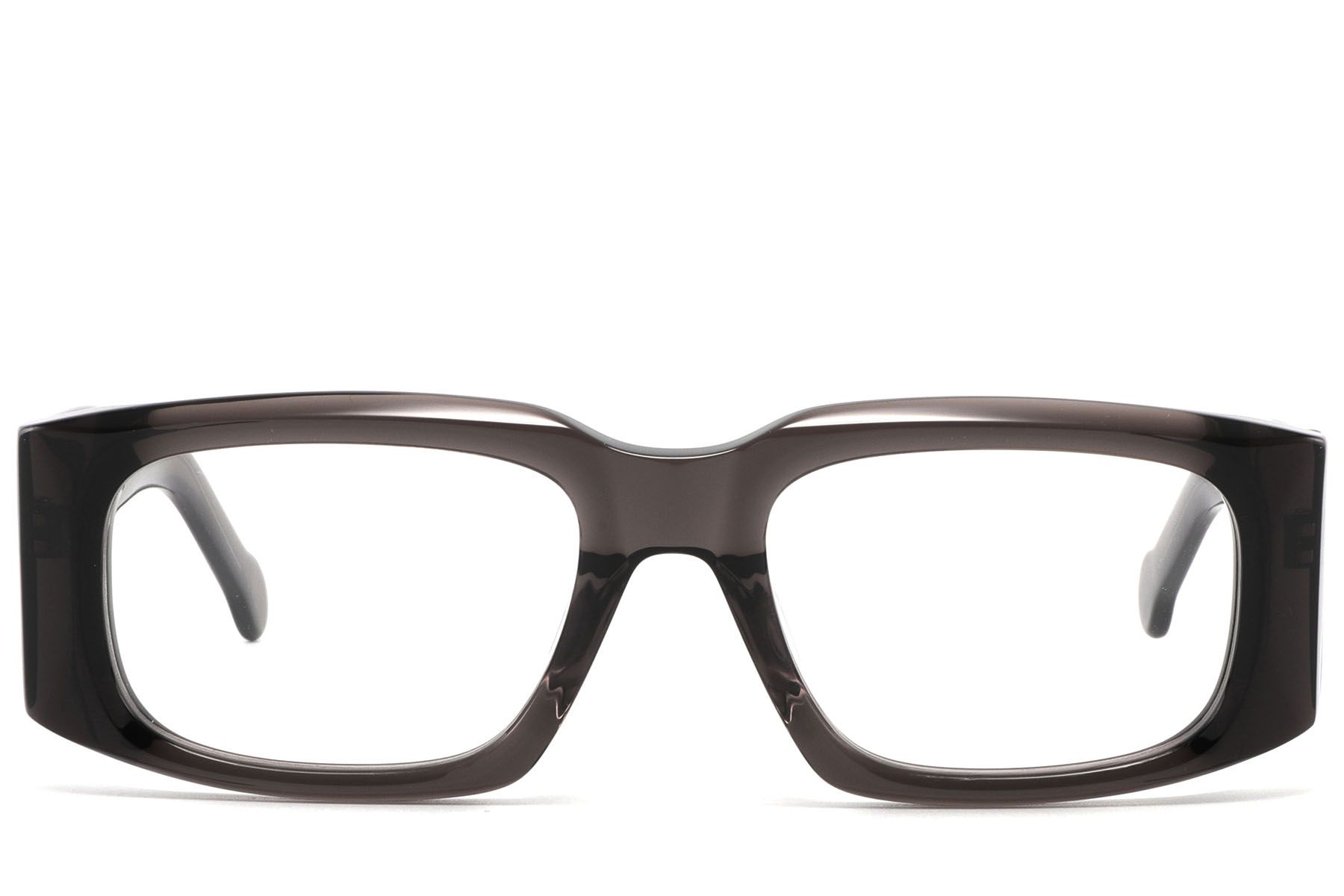 Rectangular Brown Acetate Glasses #BS2607-0243