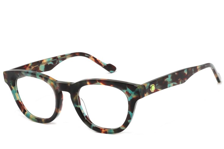 Oval Tortoiseshell Acetate Glasses #BS2607-0246