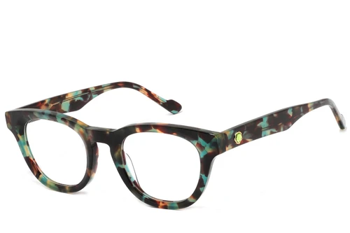 Oval Tortoiseshell Acetate Glasses #BS2607-0246