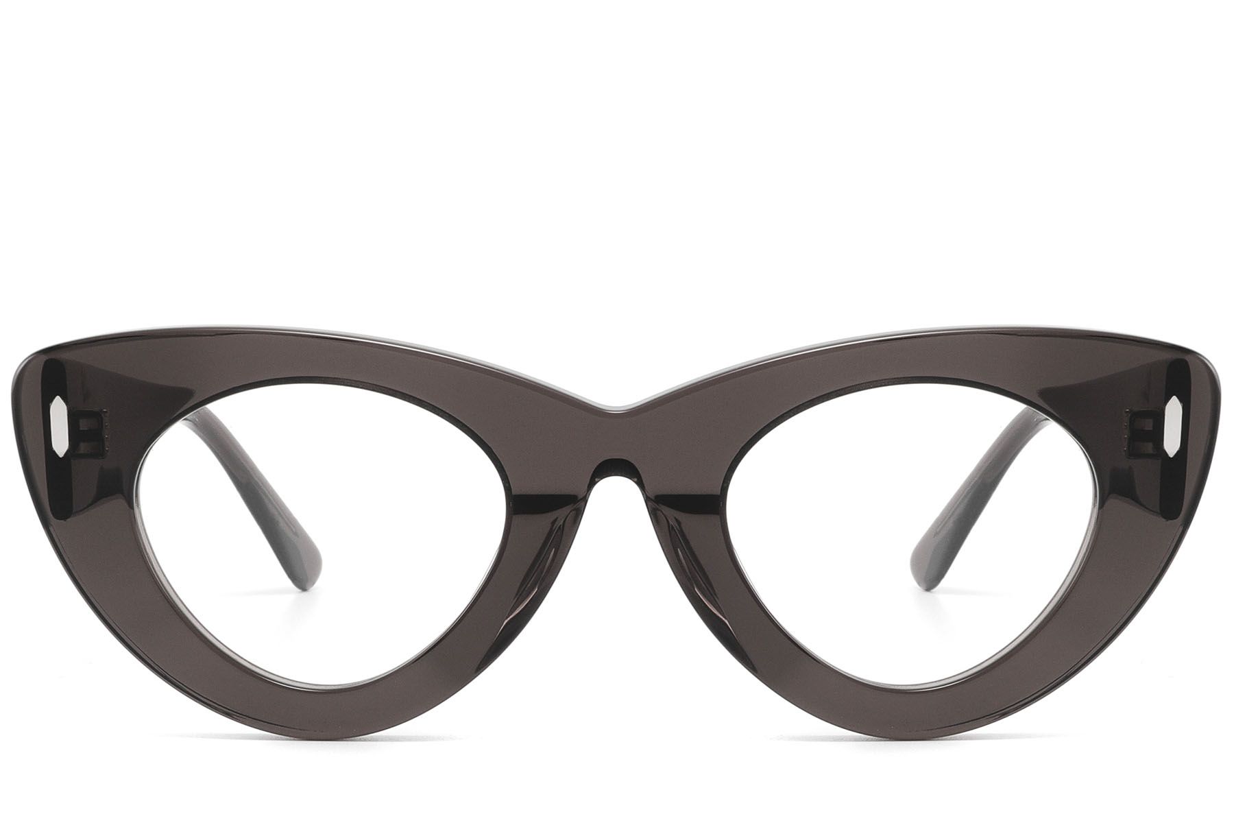 Butterfly Gray Acetate Glasses #BS2607-0252