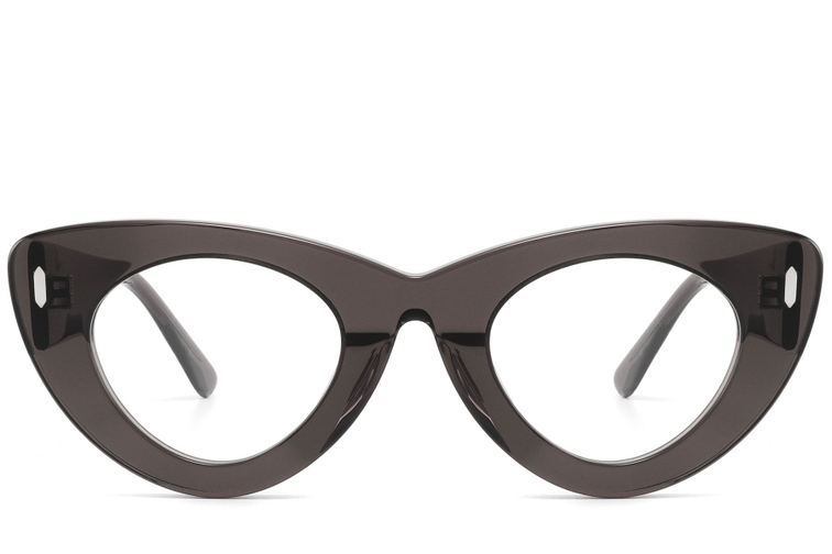 Butterfly Gray Acetate Glasses #BS2607-0252