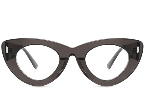 Lunettes en acétate gris papillon #BS2607-0252