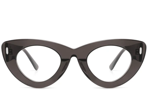 Butterfly Gray Acetate Glasses #BS2607-0252