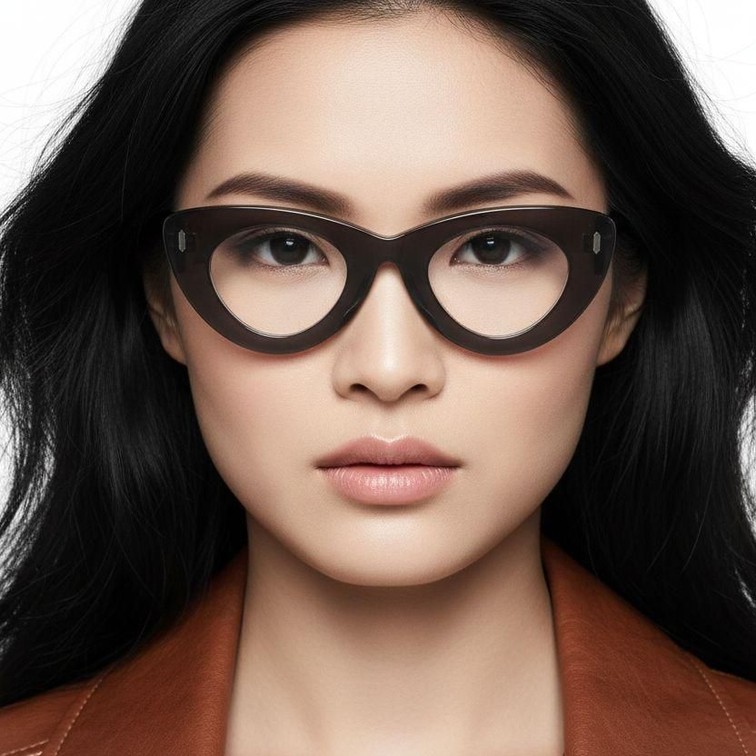 Gafas de acetato gris mariposa #BS2607-0252