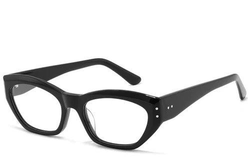 Butterfly Black Acetate Glasses #BS2607-0256