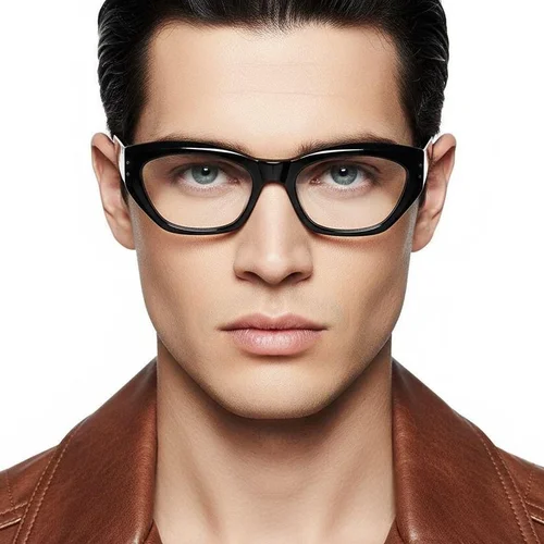 Butterfly Black Acetate Glasses #BS2607-0256