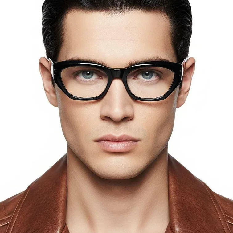 Butterfly Black Acetate Glasses #BS2607-0256