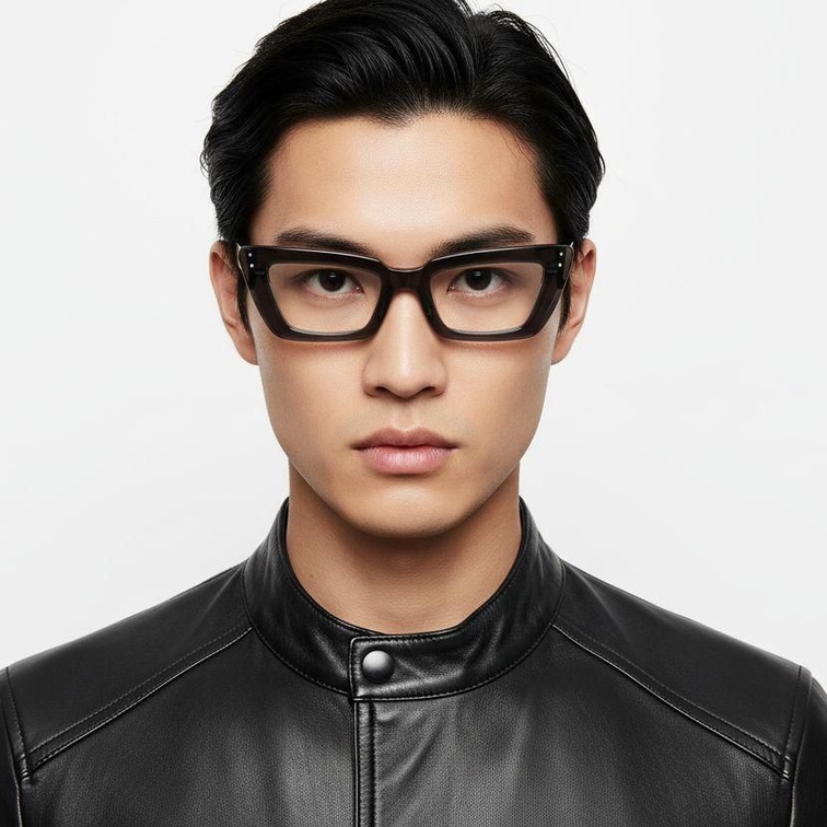 Butterfly Gray Acetate Glasses #BS2607-0259