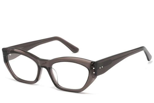Butterfly Gray Acetate Glasses #BS2607-0259