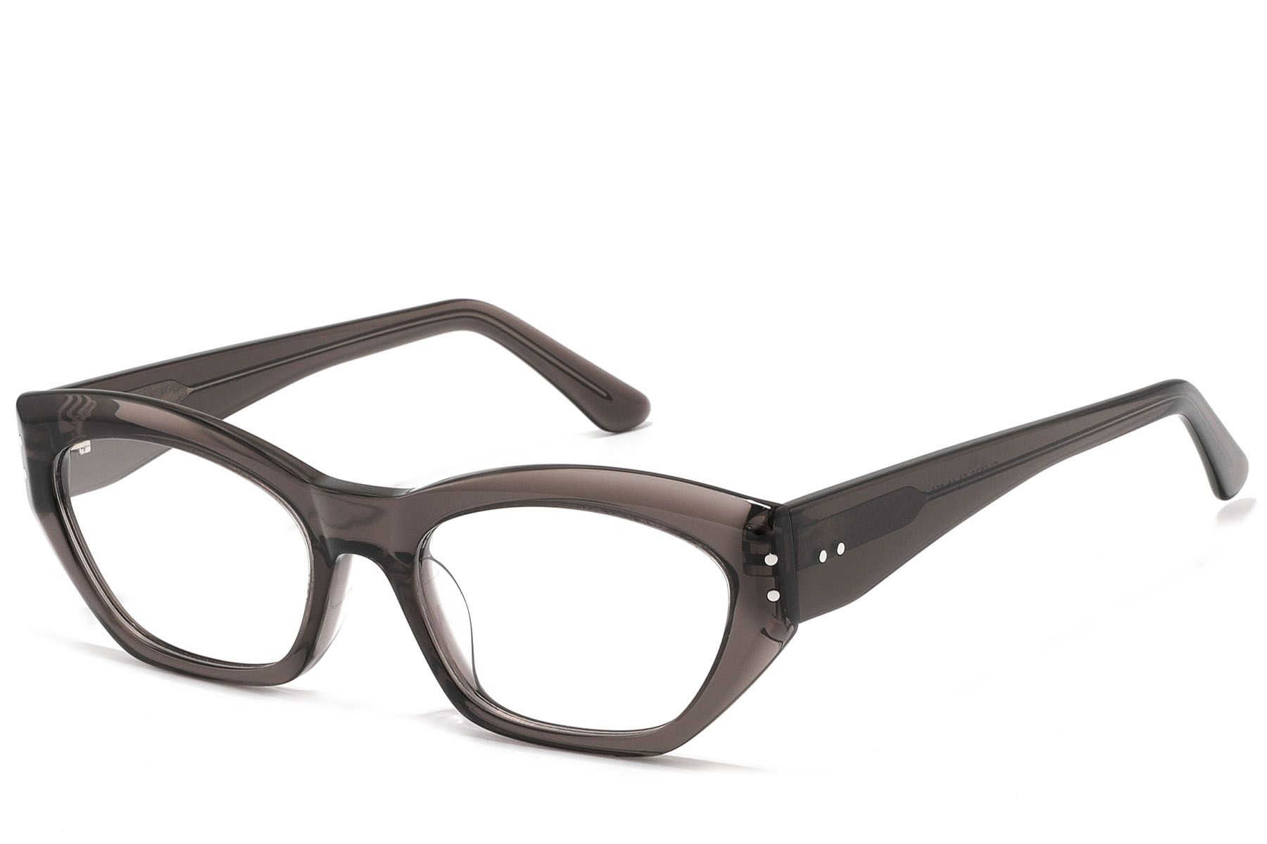 Butterfly Gray Acetate Glasses #BS2607-0257