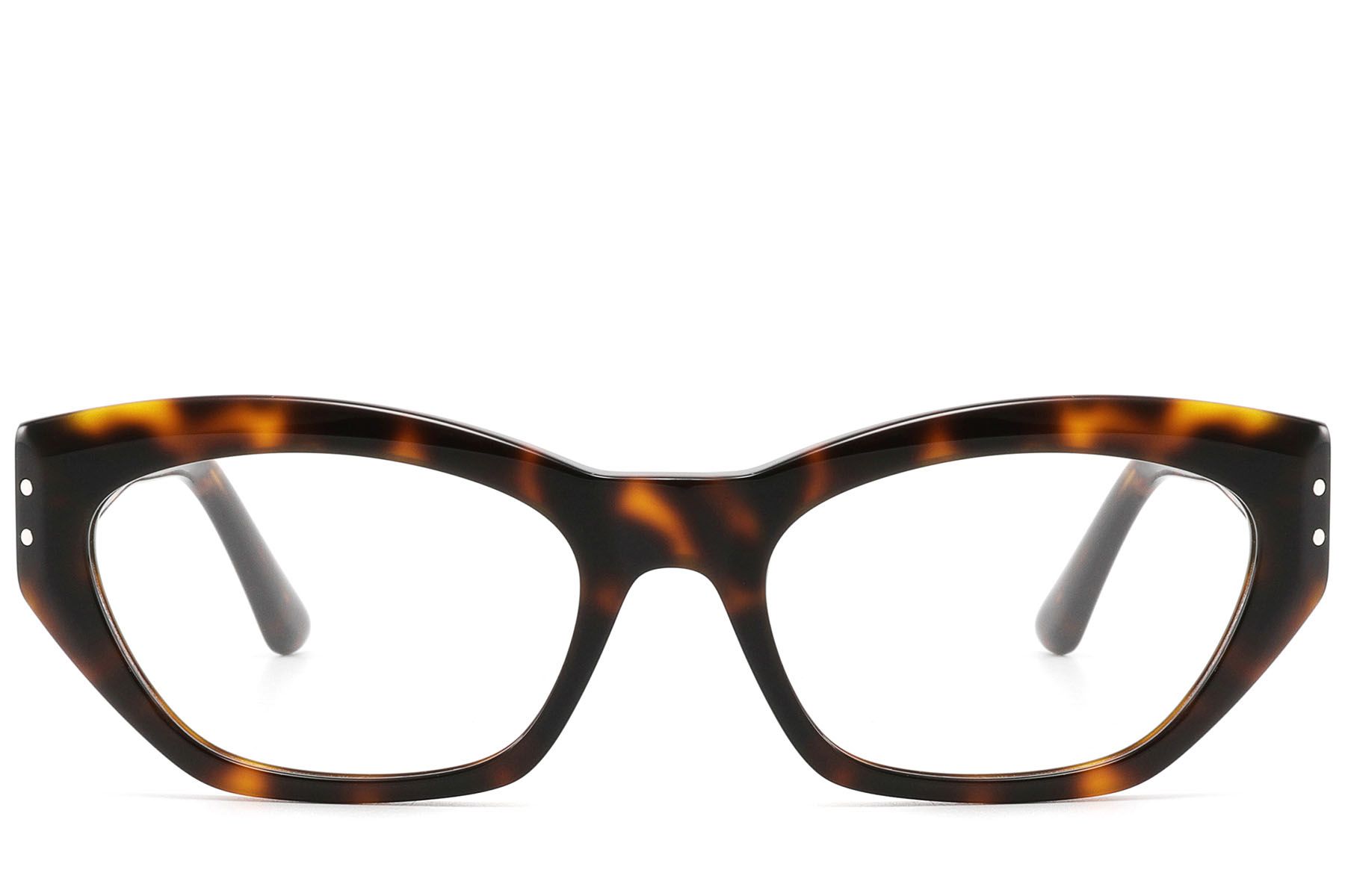 Acetatbrille mit Schmetterlingsmotiv und Schildpattmuster #BS2607-0258