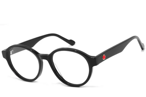 Lunettes rondes en acétate noir #BS2607-0263