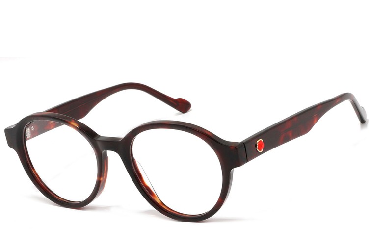 Gafas redondas de acetato de carey n.° BS2607-0264