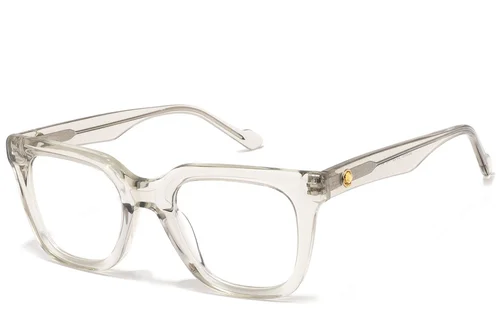 Gafas rectangulares de acetato transparente #BS2607-0266