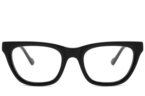 Lunettes papillon en acétate noir #BS2607-0272