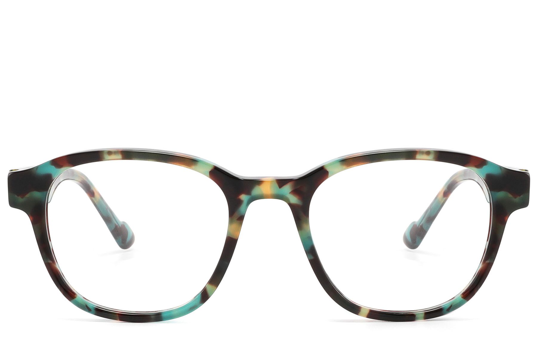 Lunettes ovales en acétate écaille de tortue #BS2607-0274