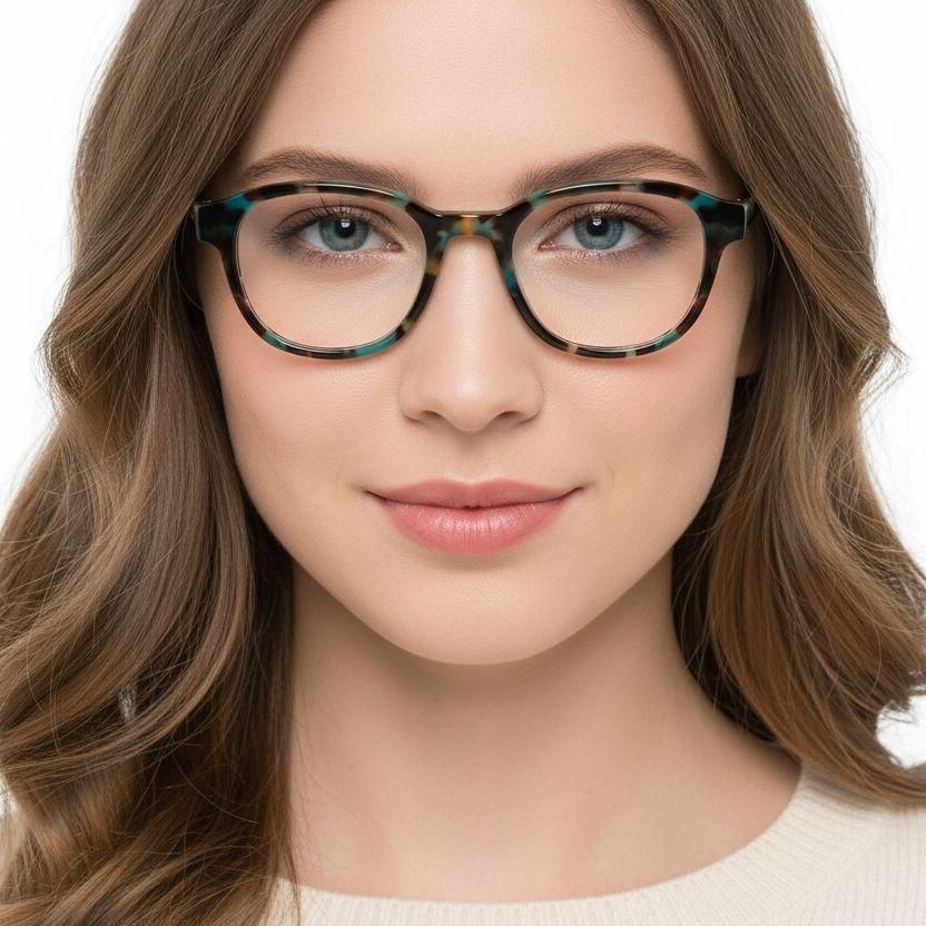 Ovale Acetatbrille in Schildpattoptik #BS2607-0274