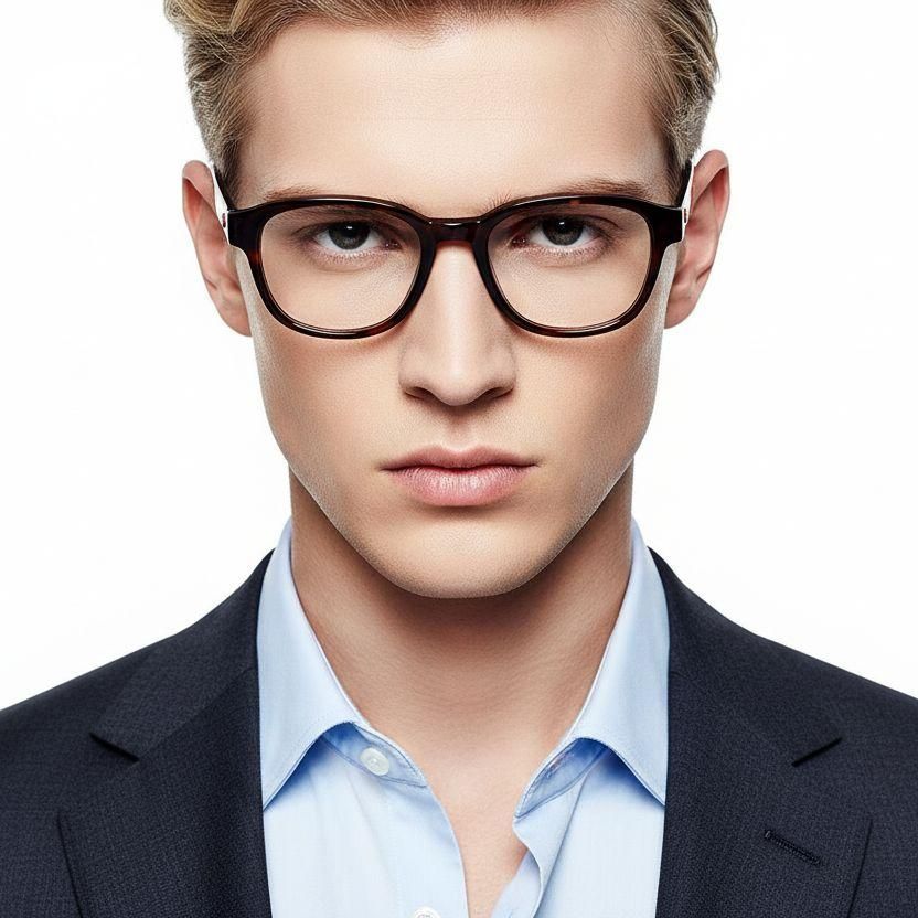 Ovale Acetatbrille in Schildpattoptik #BS2607-0276