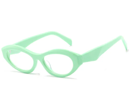 Lunettes en acétate vert papillon #BS2607-0277