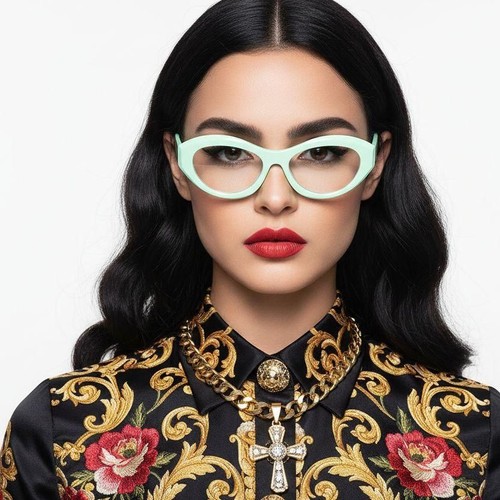 Butterfly Green Acetate Glasses #BS2607-0277