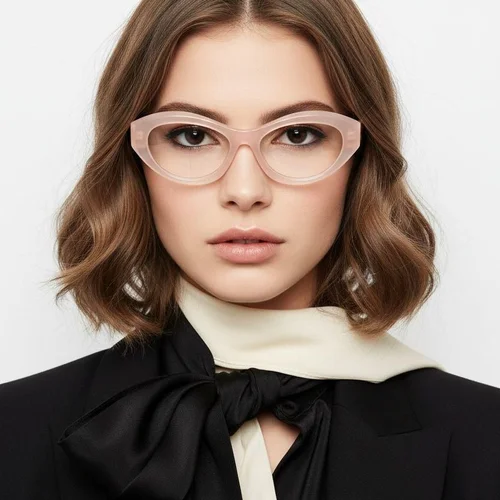 Lunettes en acétate rose papillon #BS2607-0279
