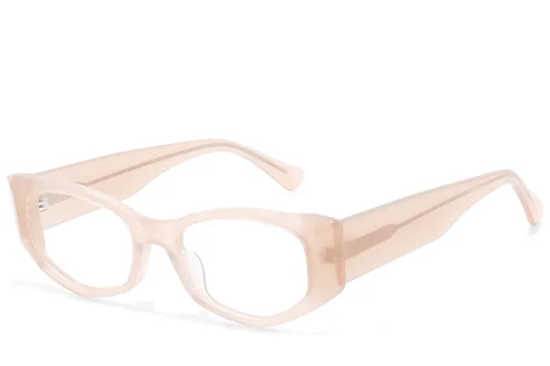 Lunettes géométriques en acétate rose #BS2607-0280