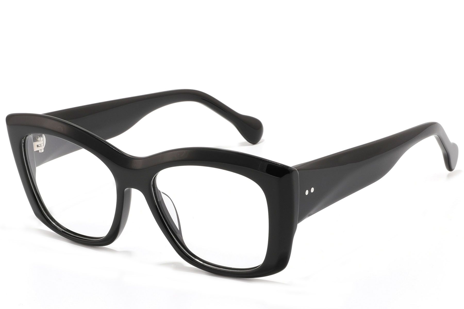 Butterfly Black Acetate Glasses #BS2607-0289