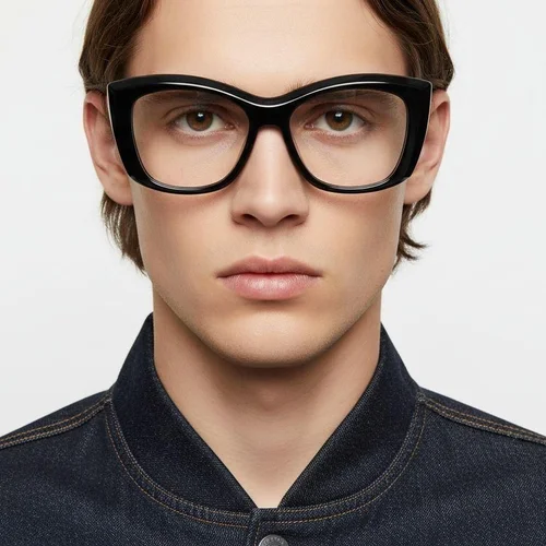 Butterfly Black Acetate Glasses #BS2607-0289