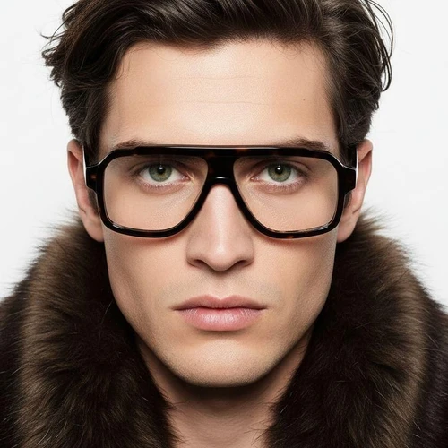 Aviator Tortoiseshell Acetate Glasses #BS2607-0296