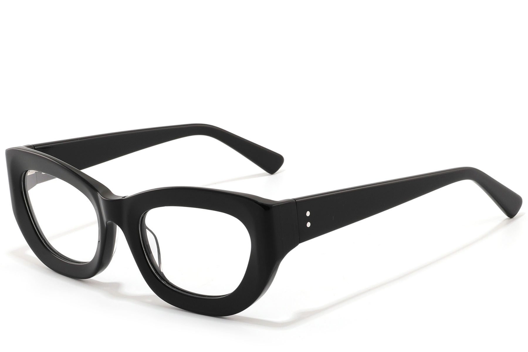 Butterfly Black Acetate Glasses #BS2607-0301