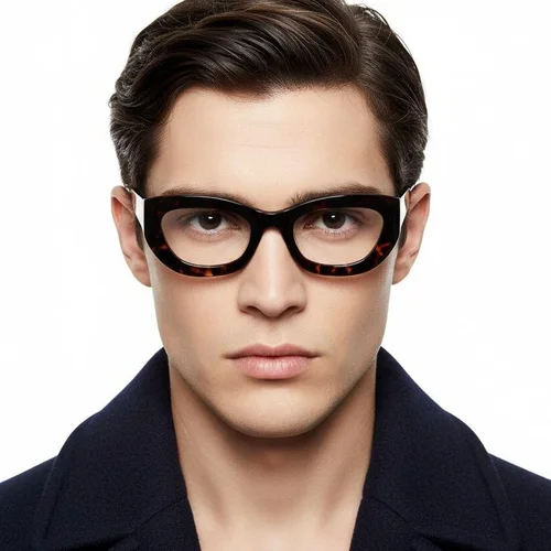Lunettes en acétate écaille de tortue papillon #BS2607-0302