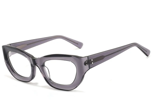 Butterfly Gray Acetate Glasses #BS2607-0303