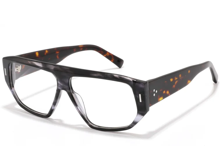 Gafas de aviador de acetato de carey n.° BS2607-0306