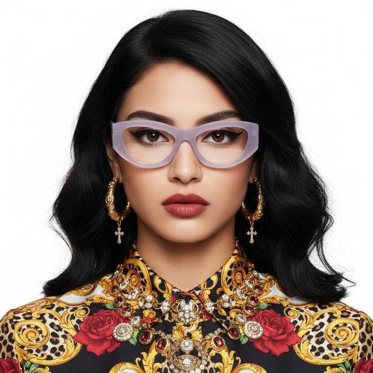 Butterfly Purple Acetate Glasses #BS2607-0316