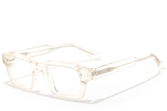 Rectangular Transparent Acetate Glasses #BS2607-0318