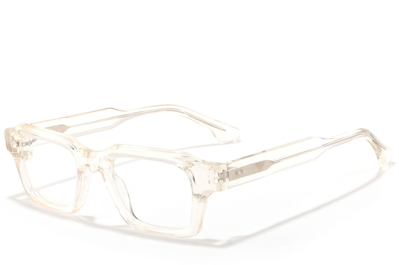Rectangular Transparent Acetate Glasses #BS2607-0318